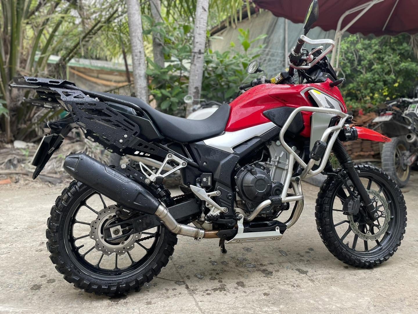 Honda CB500X chuẩn bị đua Rally