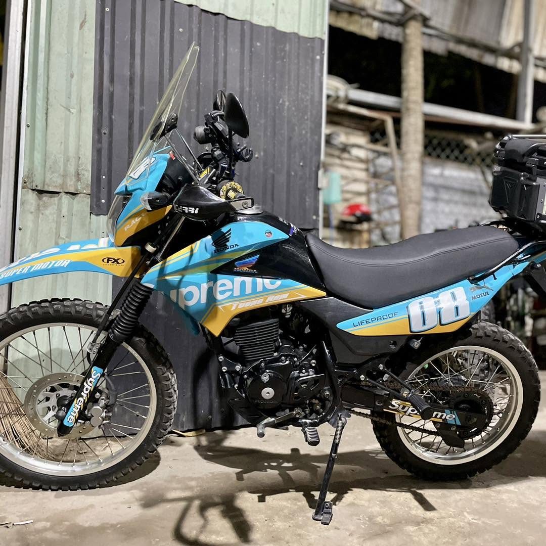 Honda XR150L mode enduro, niềng D.I.D 18/21