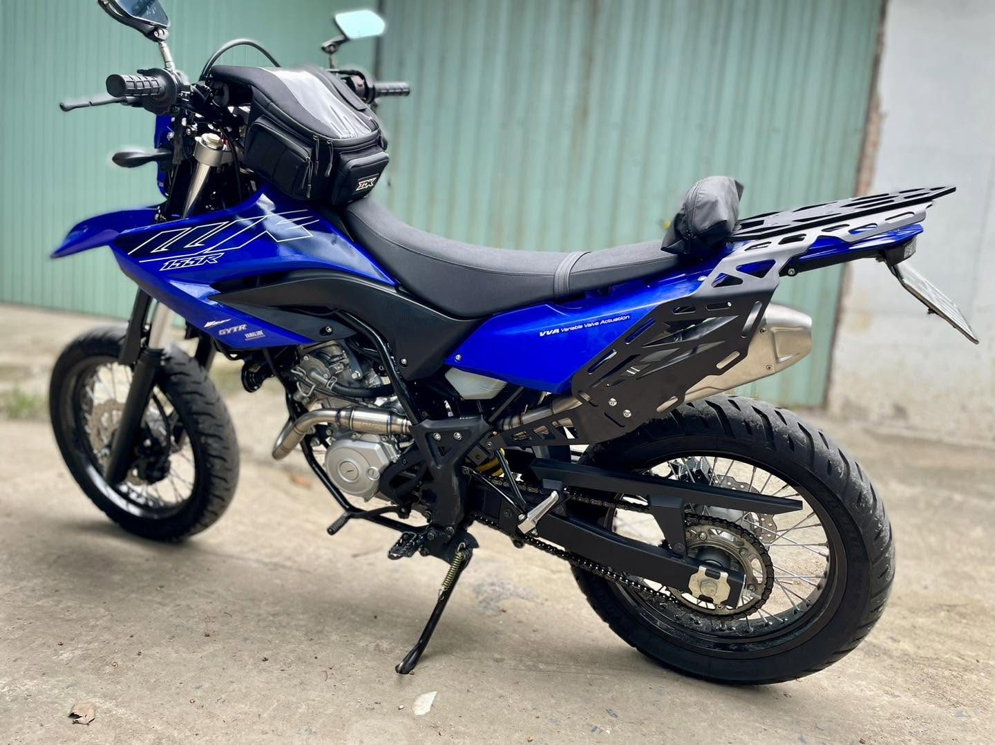 Xe supermoto xanh lên khung hông baga HYP – ảnh 3