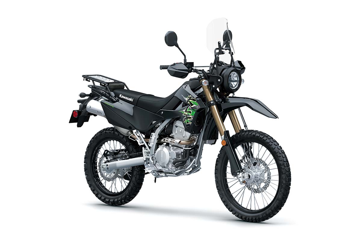 Kawasaki KLX300 XPL 2027 nhìn chéo trước