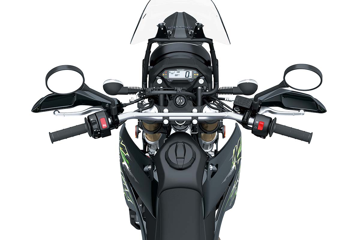 Kawasaki KLX300 XPL 2027 kính chắn gió và tay chắn gió